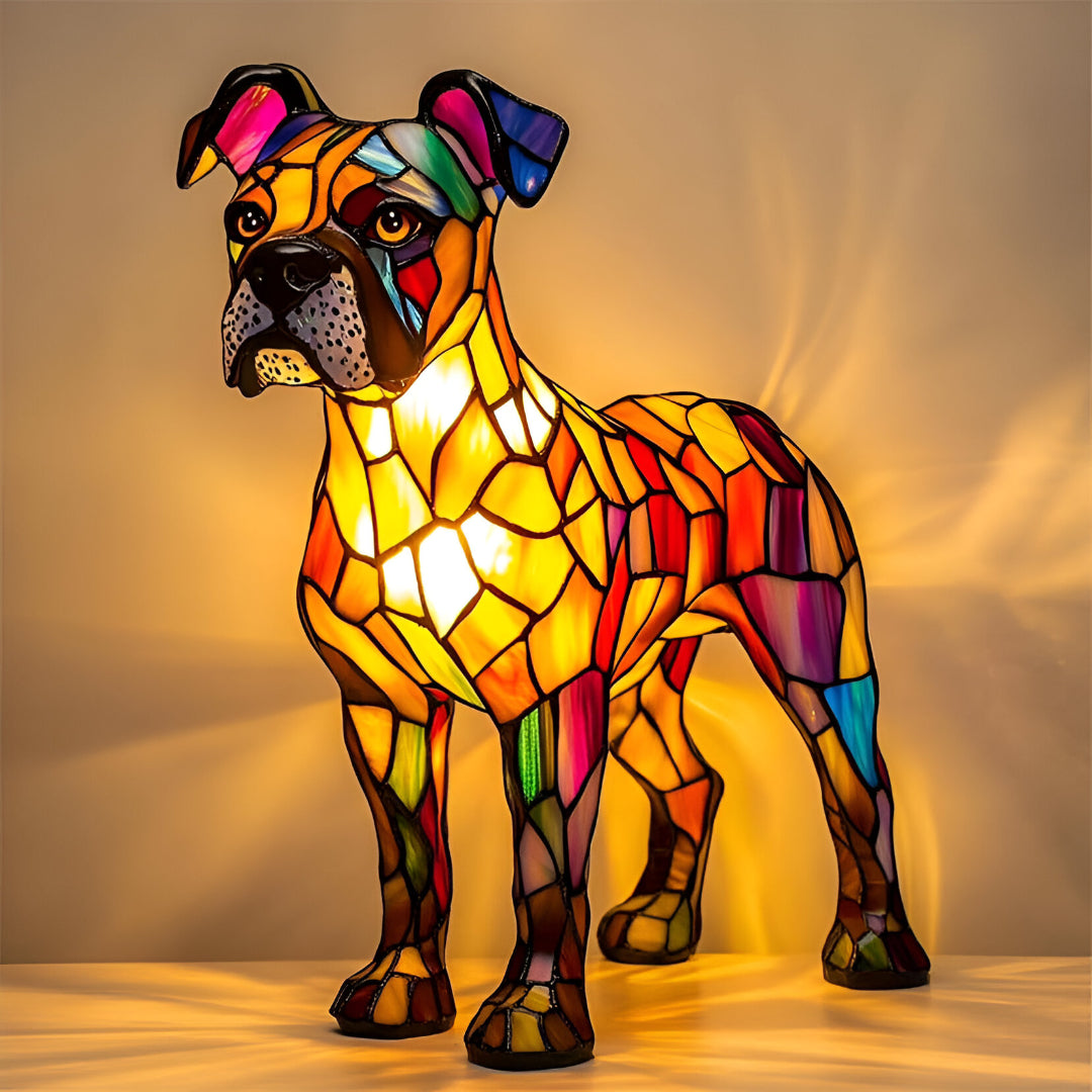 Electrifying Canine Lamp
