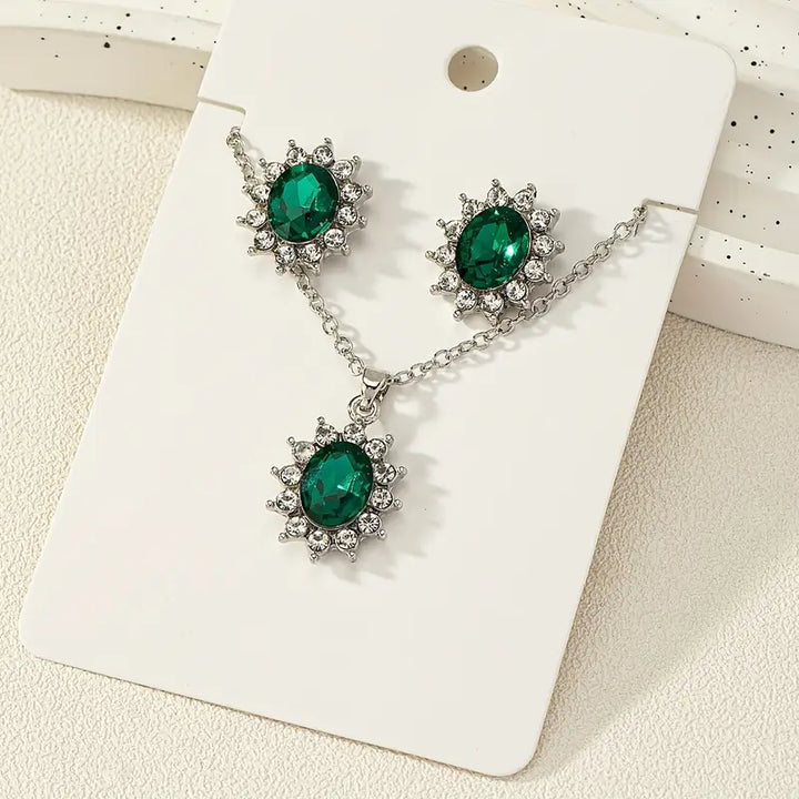 Katya Smeryn - White Gold Jewelry Set