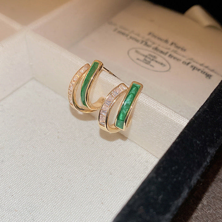 Chloé - Gold Leaf Earrings